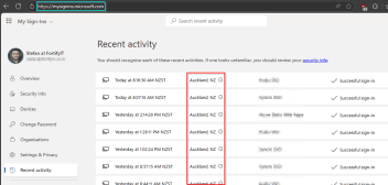 Check your Microsoft Sign-In Logs!